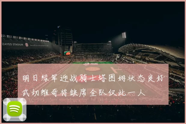 明日绿军迎战骑士塔图姆状态良好武切维奇将缺席全队仅此一人